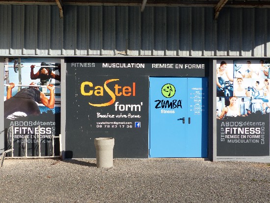 Enseigne centre de remise en forme hateaubriant